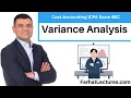 Variance Analysis Sales Activity Variance Profit Variance Analysis Cost Accounting CPA BAR