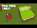 Minecraft Ping Pong Table Tutorial