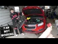 WHY RADIATOR FAN DOES NOT WORK ON CHEVROLET CRUZE SONIC COOLING FAN NOT WORKING