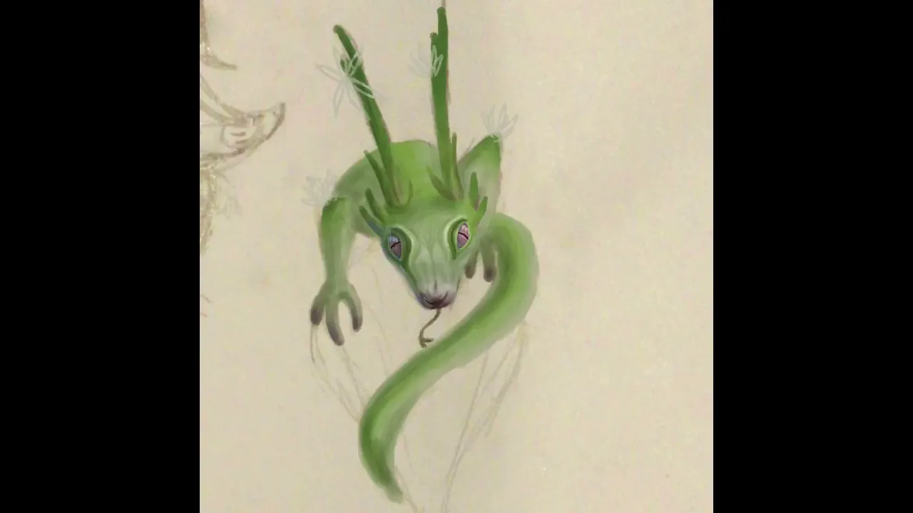 Garlic Dragon painting video