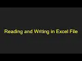 Complete course on how to read and write in Excel using JAVA