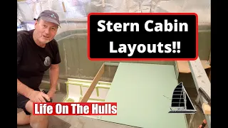 Ep104 Stern Cabin Layouts – Life On The Hulls – Catamaran Build Project