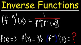 How to Evaluate the Derivative of an Inverse Function