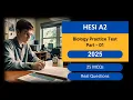 HESI A2 Biology Practice Test 2025 Updated Real Questions and Answers