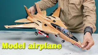 I Built Grumman F-14 Tomcat From Wood 😱🔥 | Handmade Fighter Jet Model
