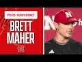 Nebraska Football ST Coordinator Brett Maher meets with the media on Tuesday I GBR