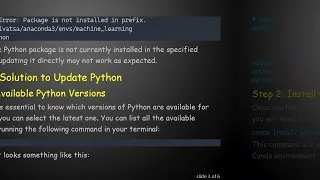 How to Update Python to the Latest Version in Your Conda Environment