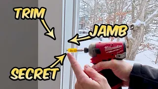 I Installed Window Jambs And Trim This Secret Made It Easy And Precise 