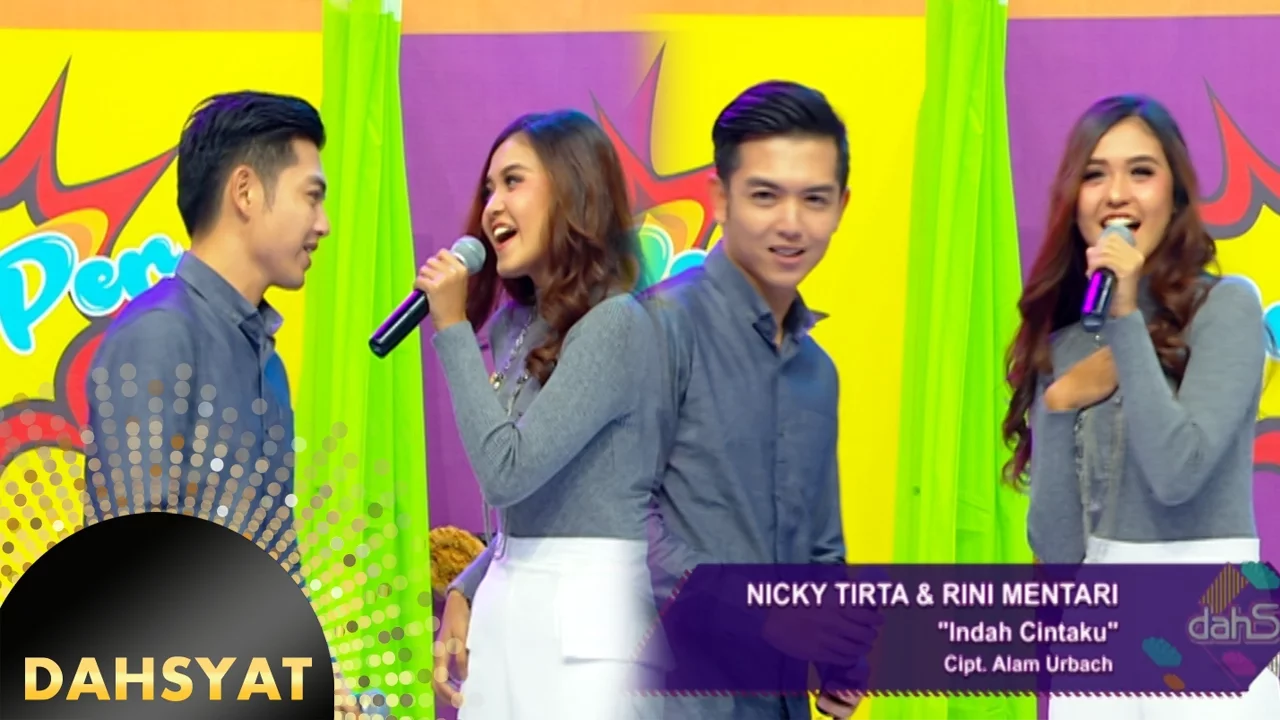 Serasinya Nicky Tirta & Rini Mentari Saat Menyanyikan ''Indah Cintaku'' [DahSyat] [5 Agustus 2016]