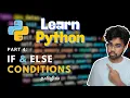 Python Conditional Statements if elif else in Tamil Python Part 4 Feat GreensTechnolgies