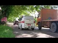 Lagu VLOG. Kondisi Arus Lalu lintas di siang hari di jalan raya Kabupaten Barru.
