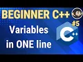 C Multiple Variables in One Line
