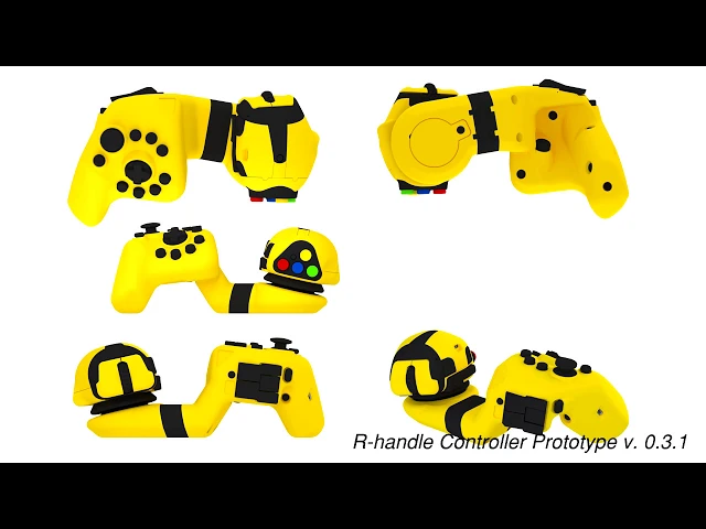 R-handle Controller Presentation for Indiegogo