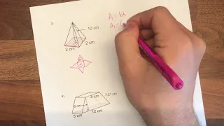 Surface Area of Prisms and Pyramids WS Answer Key
