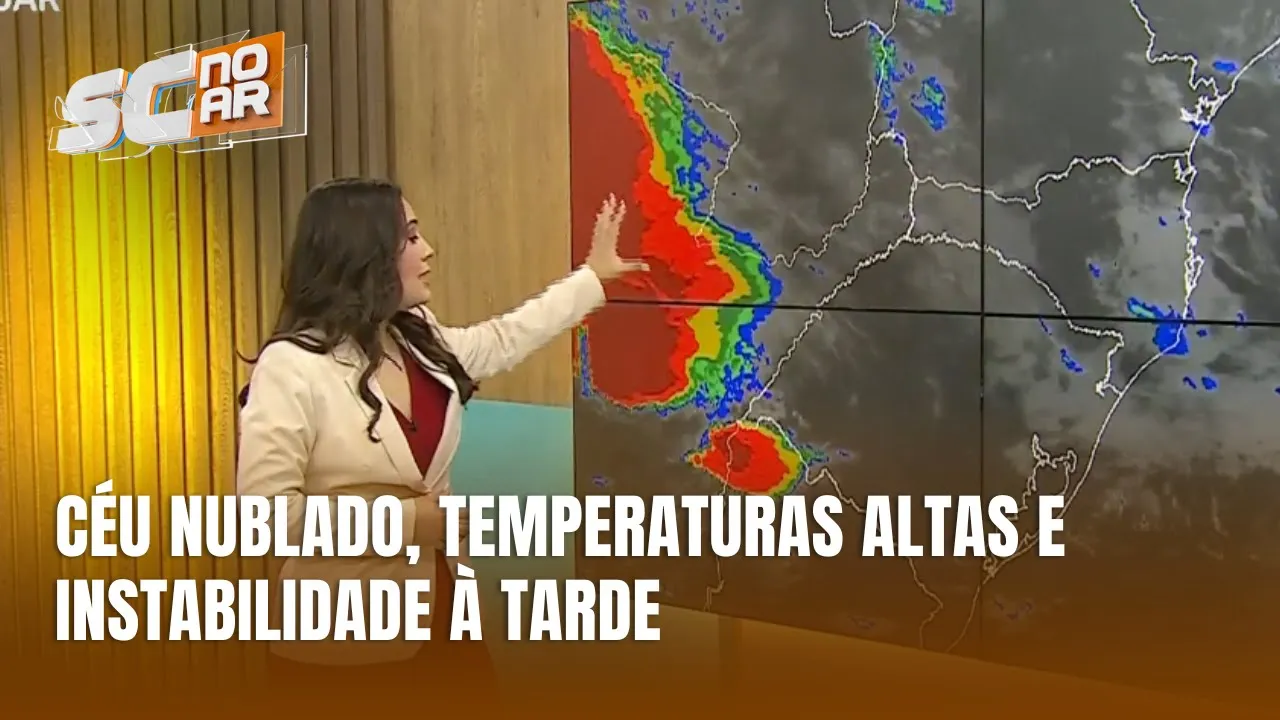 Central do Tempo - Confira a previsão do tempo para esta quarta-feira em SC