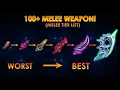 100 Modded Melee Weapons Ranked ALL Melee Weapon in Calamity Mode