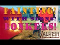Painting with signs in Valheim - no mods