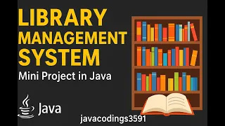 Library Management System in Java Mini Project with CRUD Operations Full Code