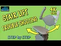 stair lift trouble shooting repairs in 4K Bruno SER-3000