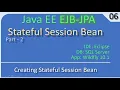 Stateful Session Bean Part 2 - Create Bean JavaEE EJB JPA Tutorials