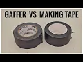 Gaffer Tape vs Masking Tape Comparison