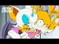 Rouge unleashes her ultimate attack Rouge vs Tails Sonic X 2003