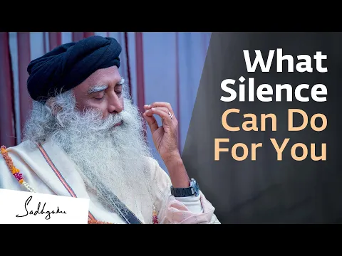 Download MP3 The Importance of Silence | Sadhguru