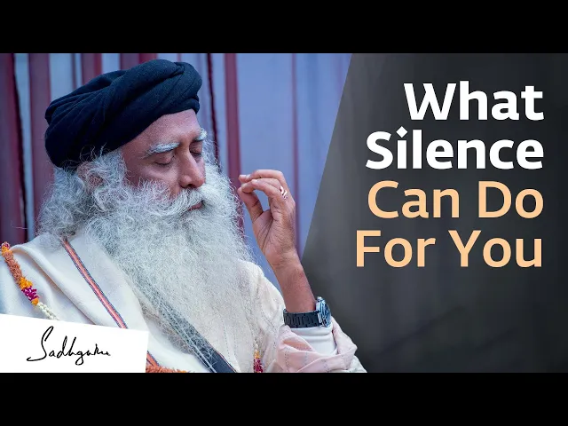 Download MP3 The Importance of Silence | Sadhguru