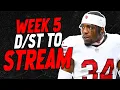 5 MUST ADD Defenses to Dominate Week 5 2025 Fantasy Football