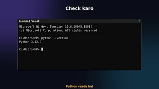 Python Kaise Kaam Karta Hai VS Code Setup Python Tutorial in - Day