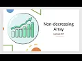Non-decreasing Array Leetcode 665 Live coding session LC 665