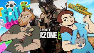 Let's Play Fall Guys & Warzone 2 & CONSOLE PUBG - PLEASE DON'T HF US THIS WEEK!