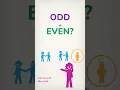 Odd and Even Number Lesson