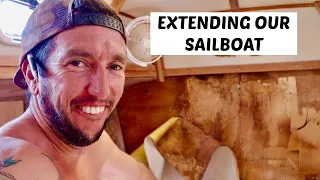 BUSTING DOWN & BUILDING a BULKHEAD!! | Sailboat Refit 2, Ep 211