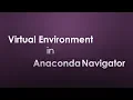 Simplest way of installing Anaconda with virtual Environment and Spyder