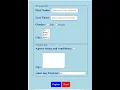 HTML forms-Part 1-inputs buttons checkboxes textarea input type radio submit button reset button