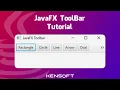 JavaFX ToolBar Tutorial 100 For Beginners