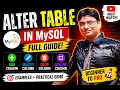 ALTER TABLE in MySQL in One Shot Add Drop Modify Columns with Examples