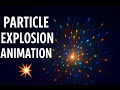 Insane Particle Explosion Animation in Java Glow Trails Physics Explained