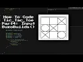 How to code Tic Tac Toe part 4 Game Input