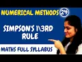 Introduction to Simpson s rule Numerical Methods Dream Maths