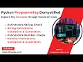 Python Palindrome Programs Check Generate Palindrome Strings and Numbers