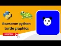 Python turtle graphics tutorial Panda Shape Design Turtle graphics