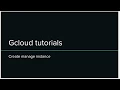 Create Machine in google cloud using command line