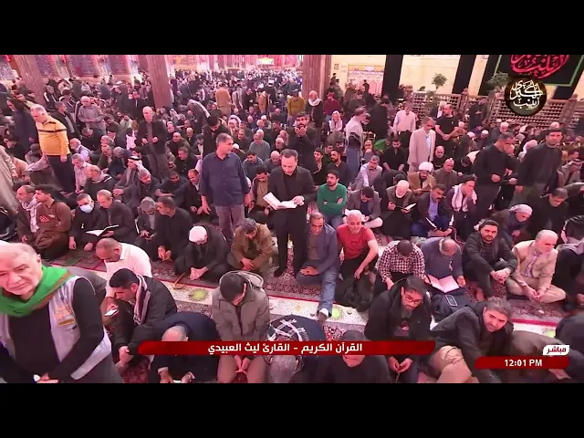 ⁣تلاوة قارئ العتبتين المقدستين ليث العبيدي | ما تيسّر من سورة آل عمران المباركة