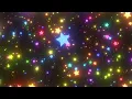 Endless Rainbow Neon Glow Falling Stars Raining Down Slowly Sparkling 4K VJ Loop Moving Background