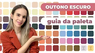 Coloração pessoal: paleta OUTONO ESCURO (como usar, make, acessórios, cabelo, etc.)