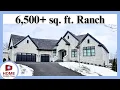 Luxury Home Design Custom Ranch House with INCREDIBLE Finished Basement