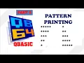 STRING PATTERN PRINTING in QBasic Part 4 using LEFT Make Easy