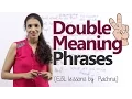 Double meaning phrases in English - Free English lesson